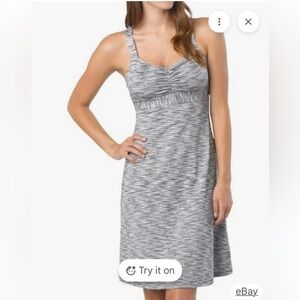 Prana Breathe Women’s Charcoal Empire Waist Sundress